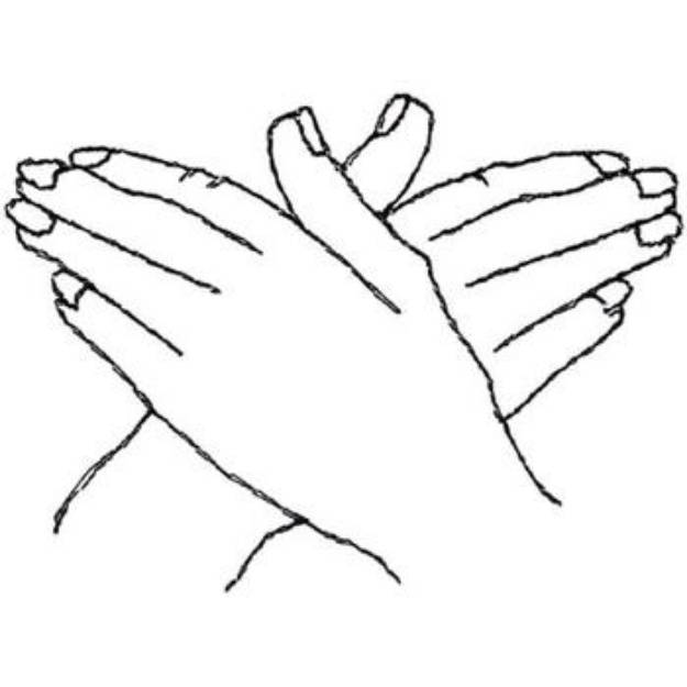 Picture of Sign Language Love Machine Embroidery Design