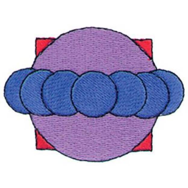 Picture of Circles Machine Embroidery Design