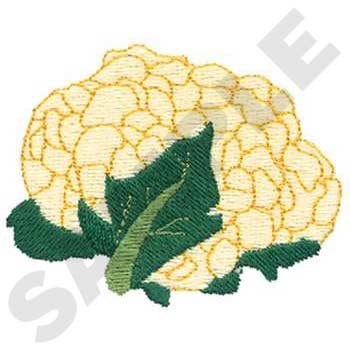 Cauliflower Machine Embroidery Design