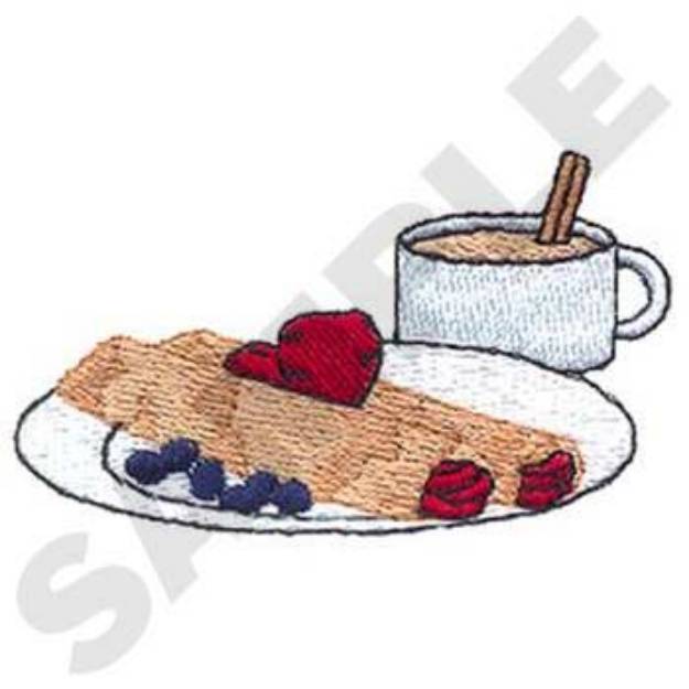 Picture of Crepes With Cappuccino Machine Embroidery Design