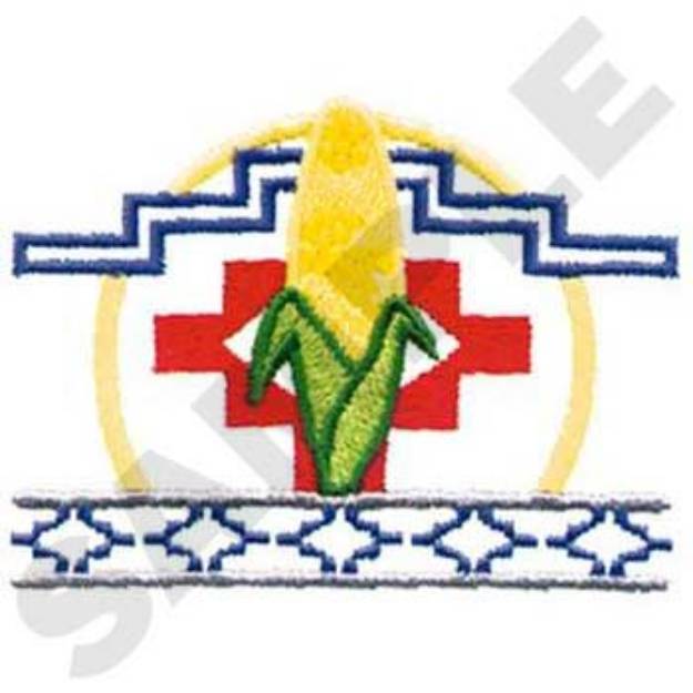 Picture of Maize Logo Machine Embroidery Design