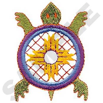Southwest Tortoise Machine Embroidery Design