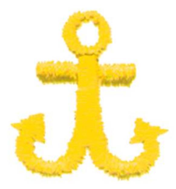 Picture of Small Anchor Machine Embroidery Design
