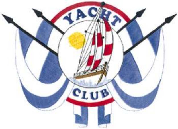 Picture of Yacht Club Logo Machine Embroidery Design