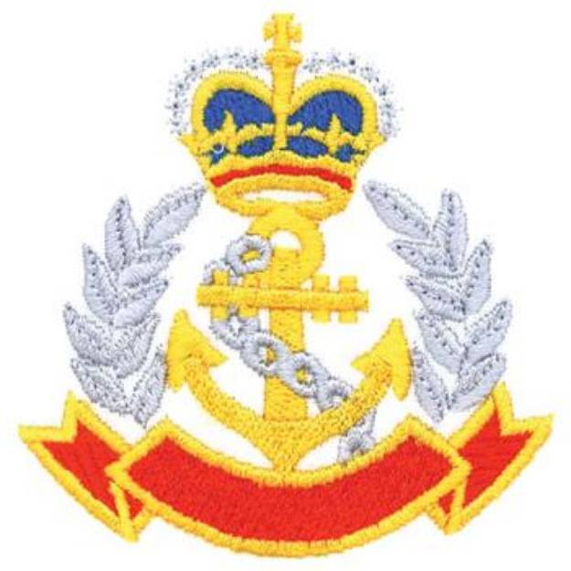 Picture of Nautical Logo Machine Embroidery Design