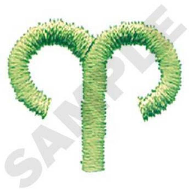 Picture of Aries Sign Machine Embroidery Design
