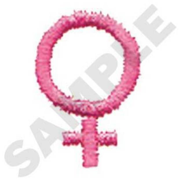 Picture of Female Symbol Machine Embroidery Design