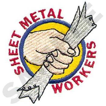Sheet Metal Workers Machine Embroidery Design