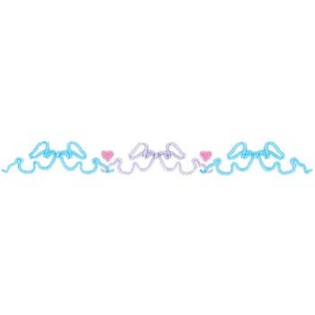 Picture of Bows Accent Machine Embroidery Design
