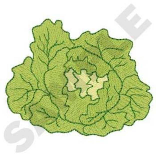 Picture of Head Of Lettuce Machine Embroidery Design