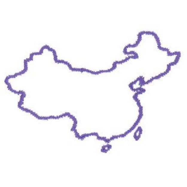 Picture of China Outline Machine Embroidery Design