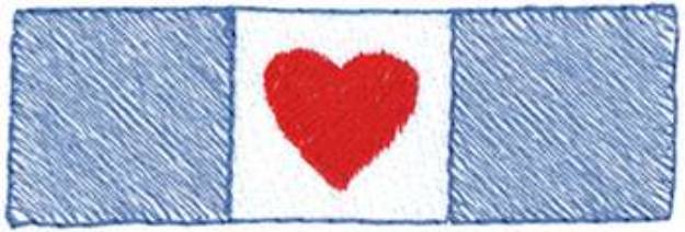 Picture of Heart Design Machine Embroidery Design