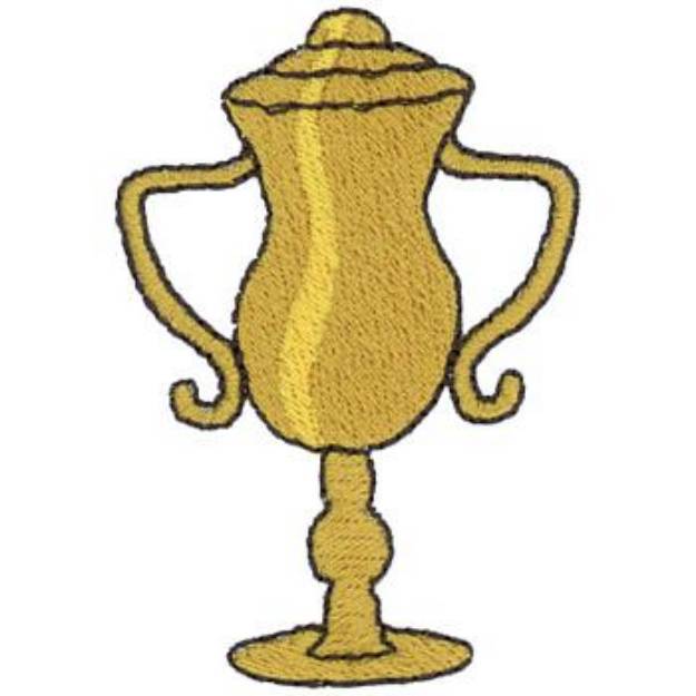 Picture of Trophy Cup Machine Embroidery Design