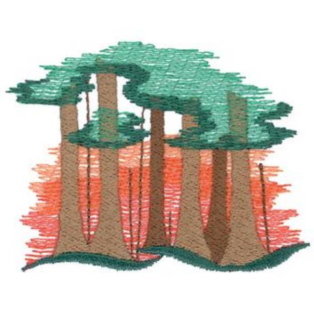 Picture of Sequoia National Park Machine Embroidery Design