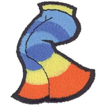Bell Bottom Pants Machine Embroidery Design
