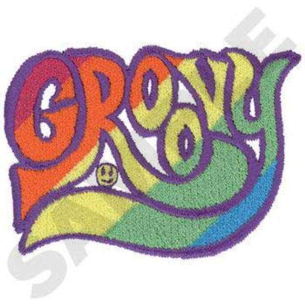 Picture of Groovy Machine Embroidery Design