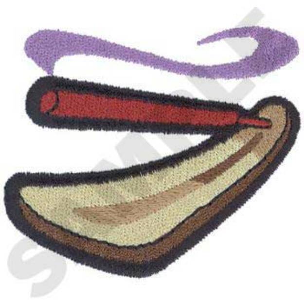 Picture of Incense Boat Machine Embroidery Design