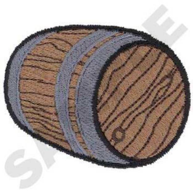 Picture of Barrel Machine Embroidery Design