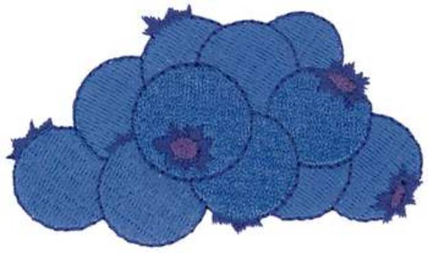 Picture of Blueberries Machine Embroidery Design