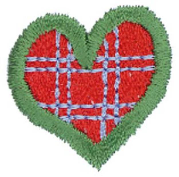 Picture of Heart Applique Patch Machine Embroidery Design