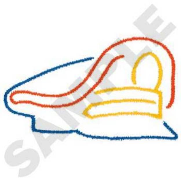 Picture of Captains Hat Machine Embroidery Design