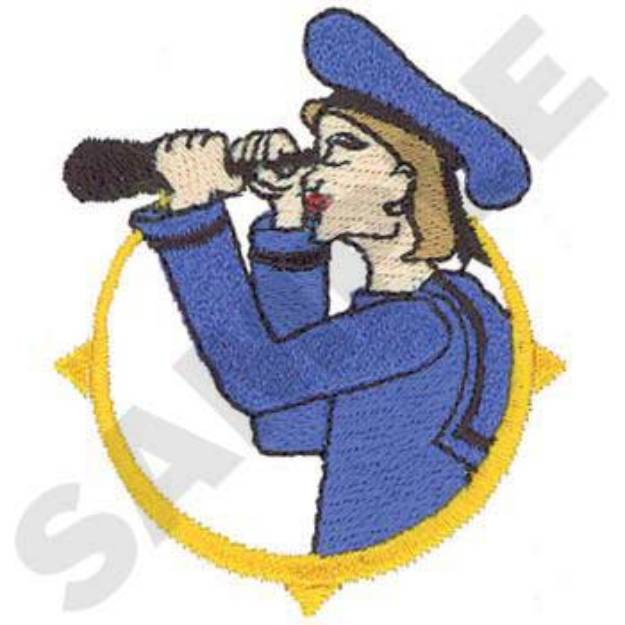 Picture of Sailor Girl Machine Embroidery Design