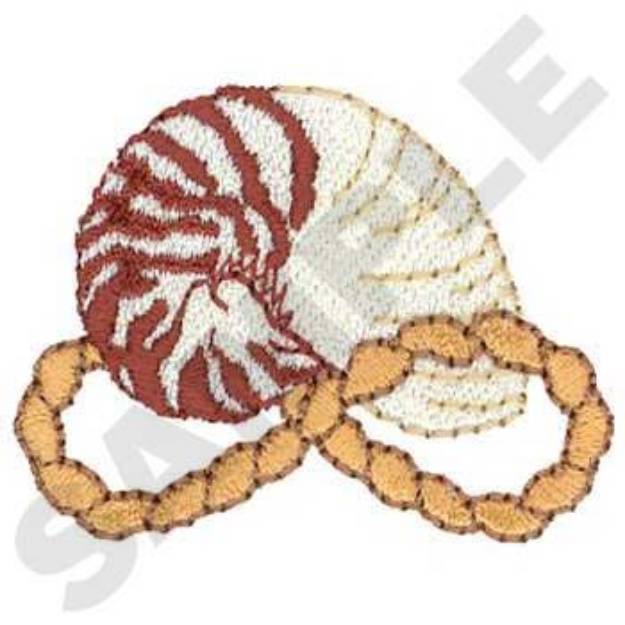 Picture of Nautilus Shell Machine Embroidery Design