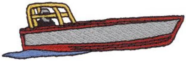 Picture of Jersey Boat Machine Embroidery Design