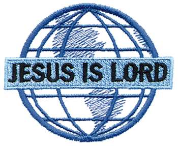 Jesus Is Lord Machine Embroidery Design