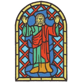 Stained Glass Window Machine Embroidery Design