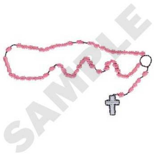 Picture of Rosary Machine Embroidery Design