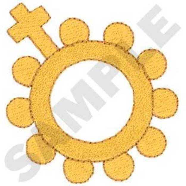 Picture of Finger Rosary Machine Embroidery Design