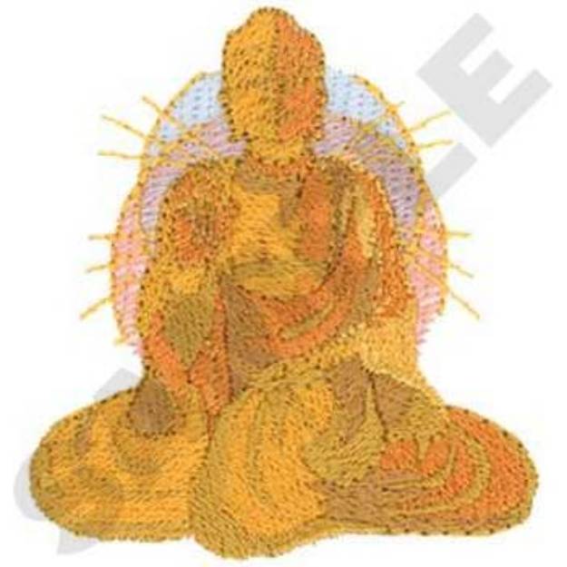 Picture of Buddha Machine Embroidery Design