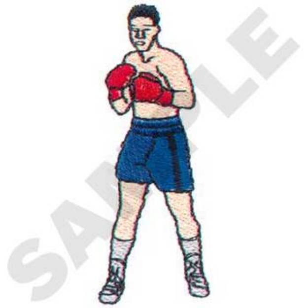 Picture of Male Boxer Machine Embroidery Design