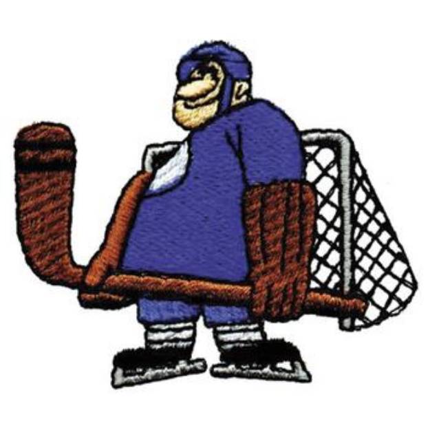 Picture of Goalie Machine Embroidery Design