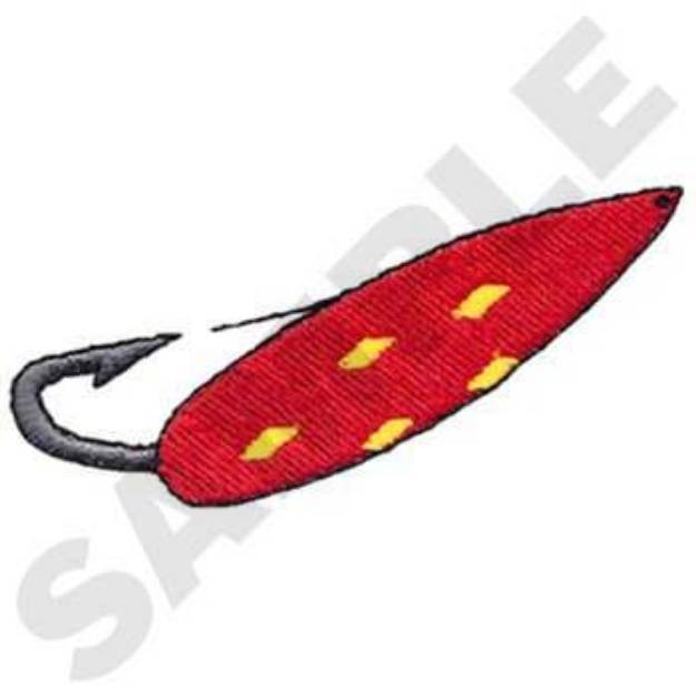 Picture of Weedless Lure Machine Embroidery Design