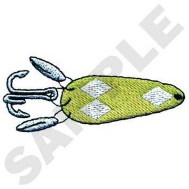 Picture of Bass Lure Machine Embroidery Design