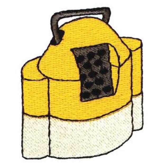 Picture of Minnow Bucket Machine Embroidery Design