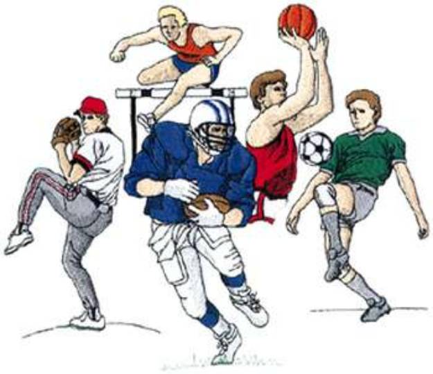 Picture of All Sports Collage Machine Embroidery Design