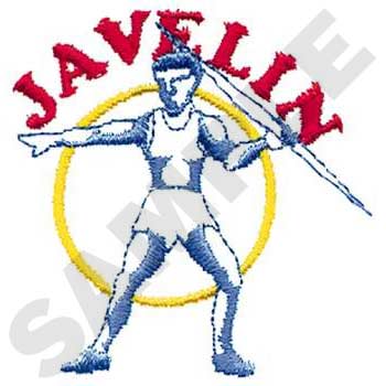Javelin Logo Machine Embroidery Design