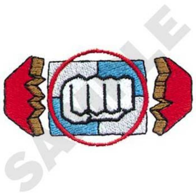 Picture of Martial Arts Logo Machine Embroidery Design