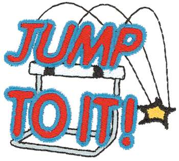 Jump To It Machine Embroidery Design