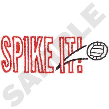 Spike It Machine Embroidery Design