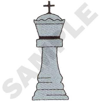 Chess King Machine Embroidery Design