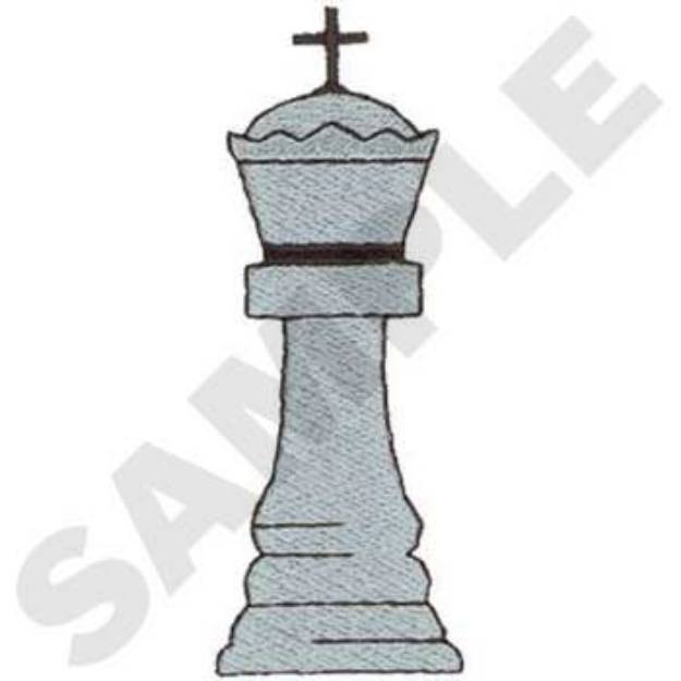 Picture of Chess King Machine Embroidery Design