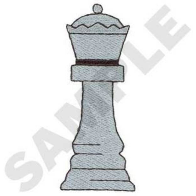 Picture of Chess Queen Machine Embroidery Design