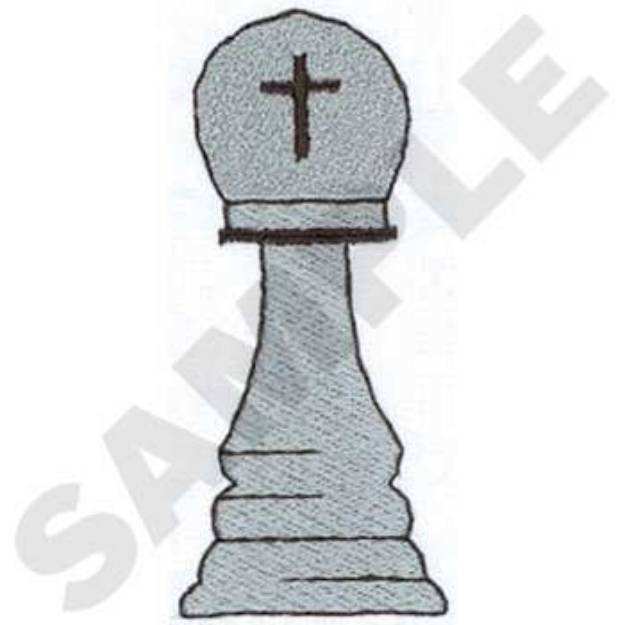 Picture of Chess Bishop Machine Embroidery Design