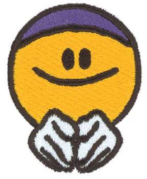 Picture of Smiley Face Diver Machine Embroidery Design