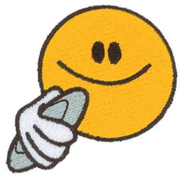 Picture of Smiley Discus Machine Embroidery Design