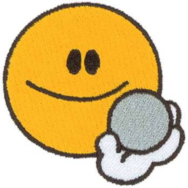 Picture of Smiley Shot Put Machine Embroidery Design